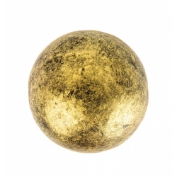 Dekoracja czekoladowa kula czarna perła złota 1 szt